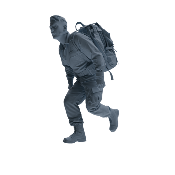 MRY-SFW SSTR136 Miniatures Soldier Model Kit War of Hyenas Modern Canadian Army Four-Person Ambush Group