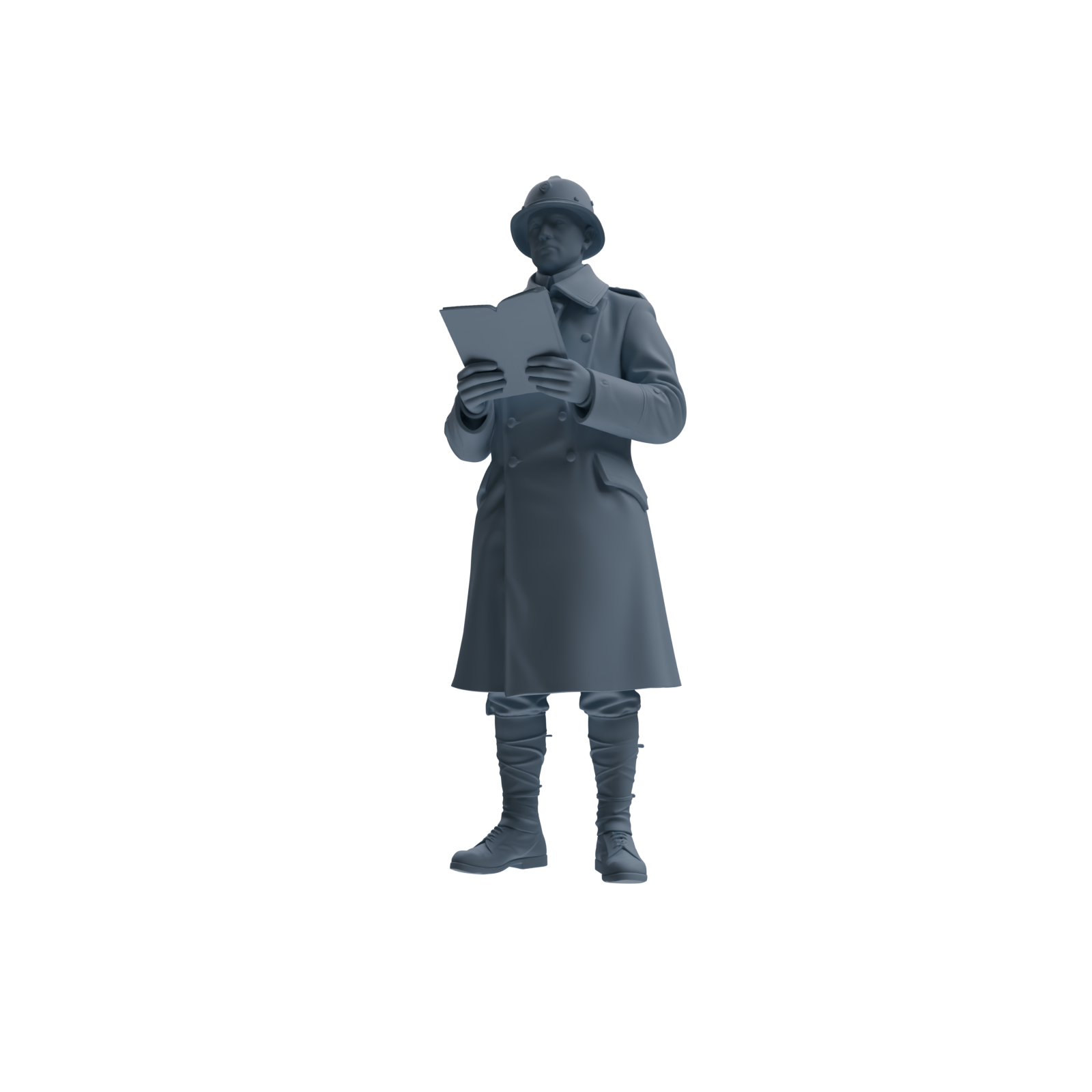 MRY-SFW SSTR259 WWI French Army Logistics Soldier Maintenance Four-Person Group