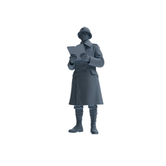 MRY-SFW SSTR259 WWI French Army Logistics Soldier Maintenance Four-Person Group