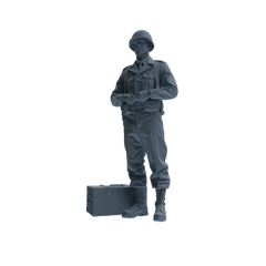 MRY-SFW SSTR228 WWII U.S. Army Logistics Soldier Combat Readiness Four-Person Group