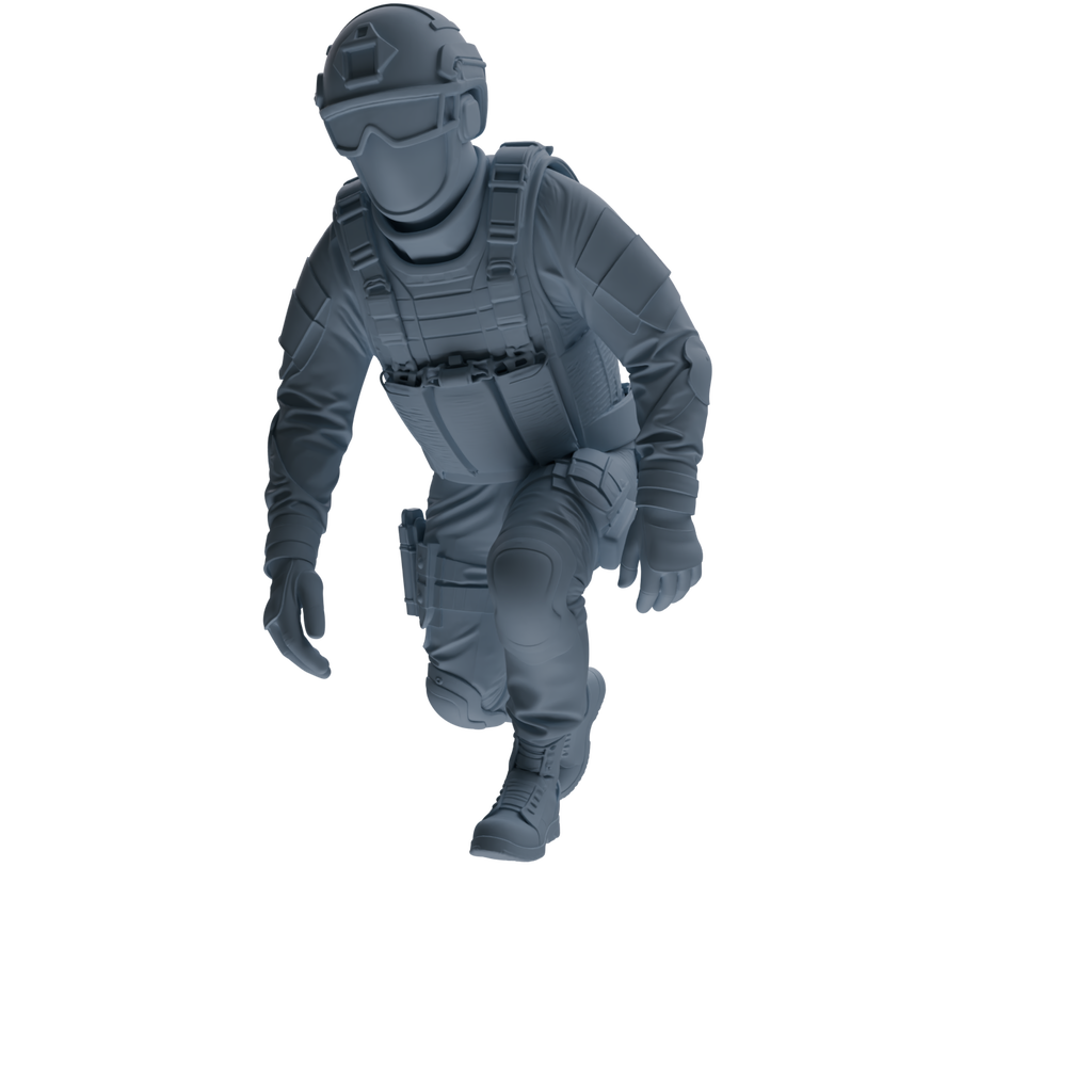 MRY-SFW SSTR361  Modern American Mercenary Combat 2 Four-Person Group