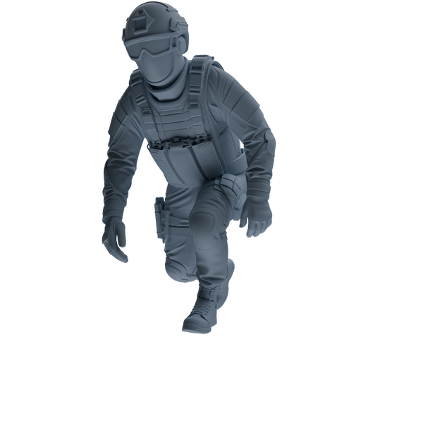 MRY-SFW SSTR361  Modern American Mercenary Combat 2 Four-Person Group