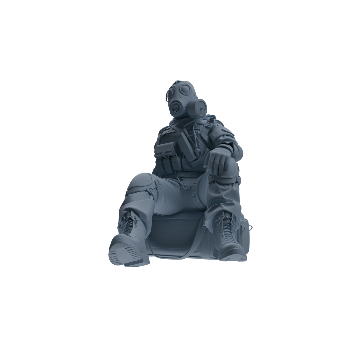 MRY-SFW SSTR338 Modern Counter-Terrorism SWAT Breacher Rest 2 Four-Person Group — detail view 4