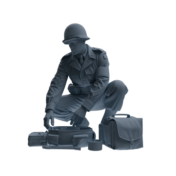 MRY-SFW SSTR230 WWII U.S. Medic Four-Person Group