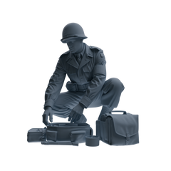 MRY-SFW SSTR230 WWII U.S. Medic Four-Person Group