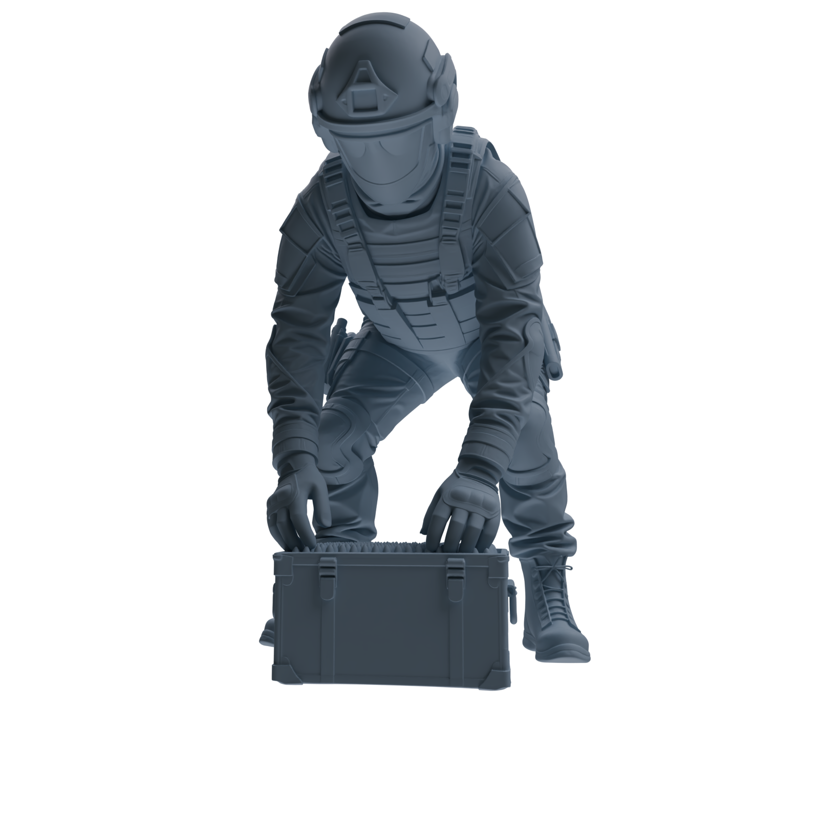 MRY-SFW SSTR357 Modern American Mercenary Combat Readiness Four-Person Group