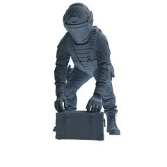 MRY-SFW SSTR357 Modern American Mercenary Combat Readiness Four-Person Group