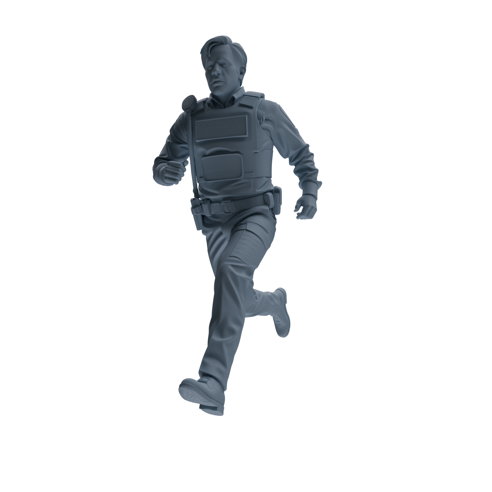 MRY-SFW SSTR113 Miniatures Soldier Model Kit Boston Attack Modern Boston Police Four-Person Arrest Group 2