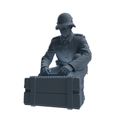 MRY-SFW SSTR219 WWII German Army Logistics Soldier Combat Readiness Four-Person Group