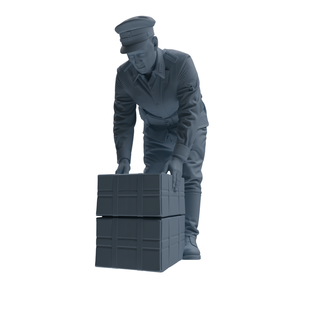 MRY-SFW SSTR256 WWI German Army Logistics Soldier Logistics Four-Person Group