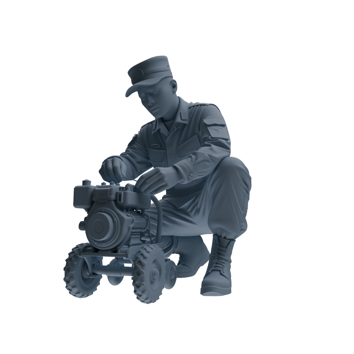 MRY-SFW SSTR242 Modern Army Logistics Maintenance Four-Person Group — detail view 4