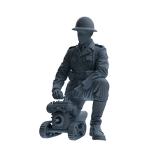 MRY-SFW SSTR221 WWII French Army Logistics Soldier Maintenance Four-Person Group
