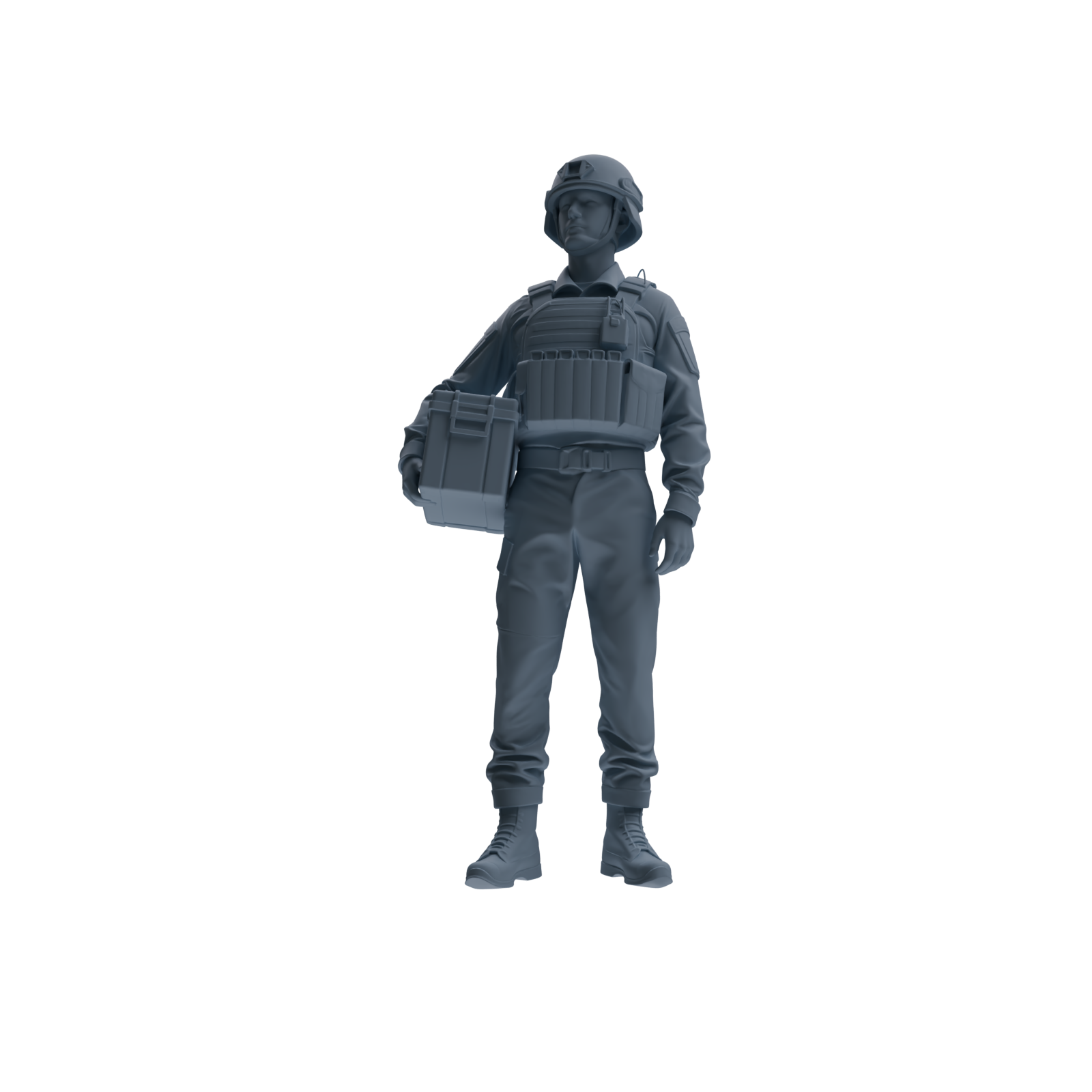 MRY-SFW SSTR236 Modern French Army Logistics Soldier Logistics Four-Person Group