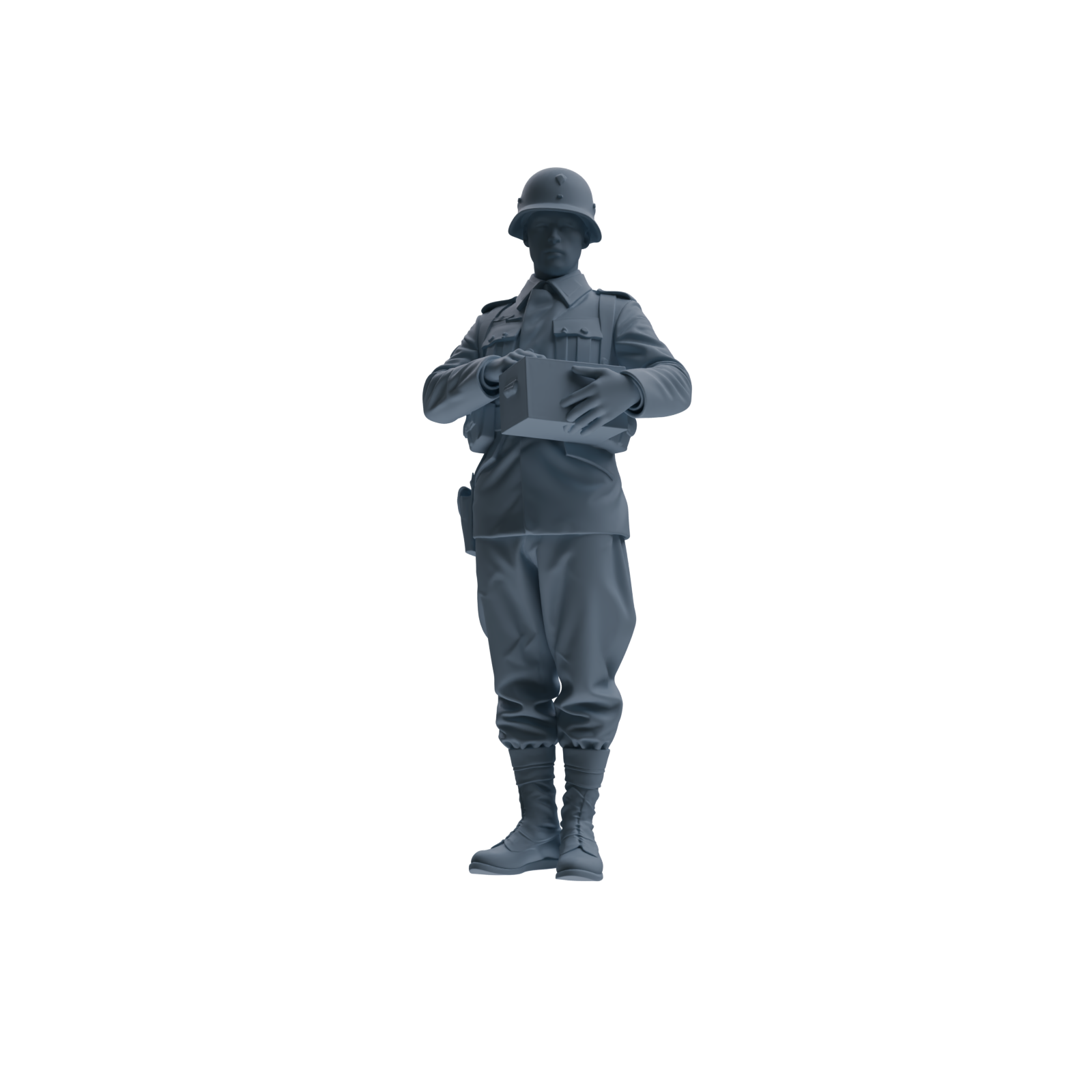 MRY-SFW SSTR223 WWII French Army Logistics Soldier Combat Readiness Four-Person Group
