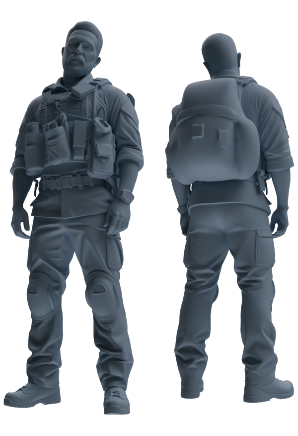 MRY-SFW SSTR010  Modern Navy SEAL Six-Person Conversation Group