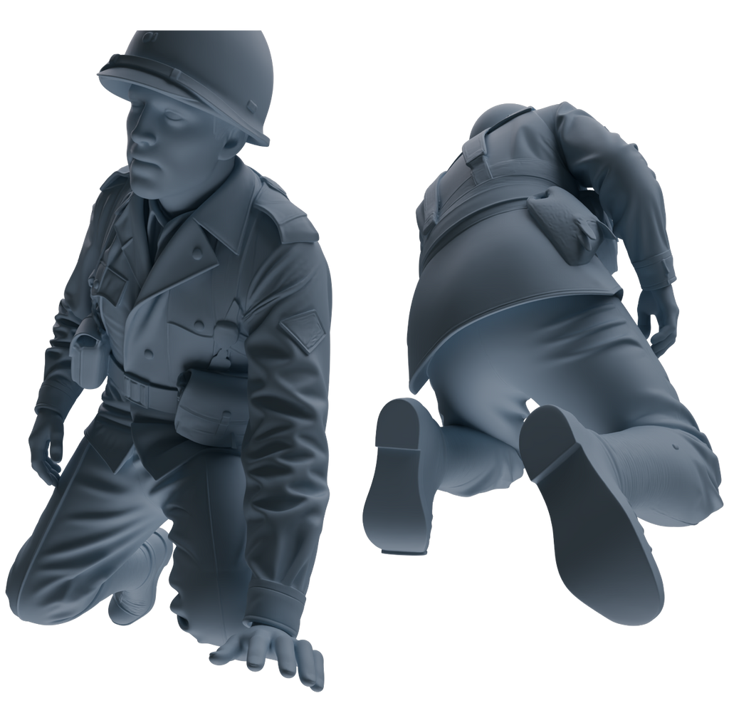 MRY-SFW SSTR059 Miniatures Soldier Model Kit Hacksaw Ridge Rescue Story WWII U.S. Army Six-Person Frontline Group