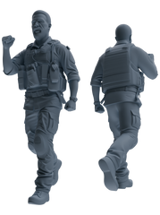 MRY-SFW SSTR014 Miniatures Soldier Model Kit Modern Navy SEAL Six-Person Triumphant Return Group