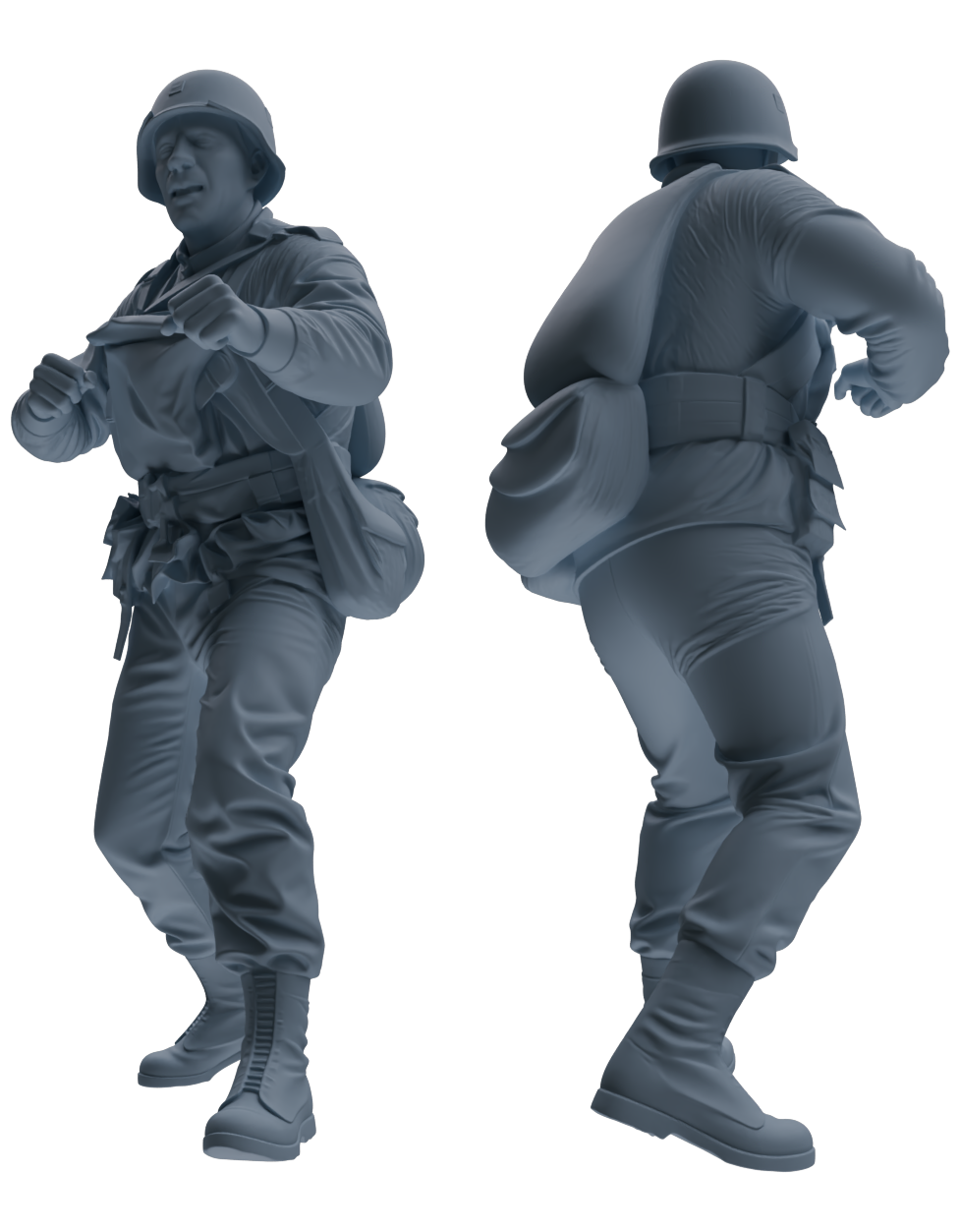 MRY-SFW SSTR066 Miniatures Soldier Model Kit Saving Ryan in Normandy WWII U.S. Army Six-Person Horseplay Group