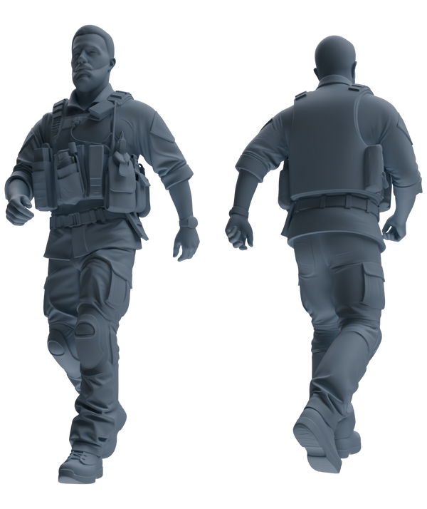 MRY-SFW SSTR022 Miniatures Soldier Model Kit Modern Navy SEAL Six-Person Patrol Group
