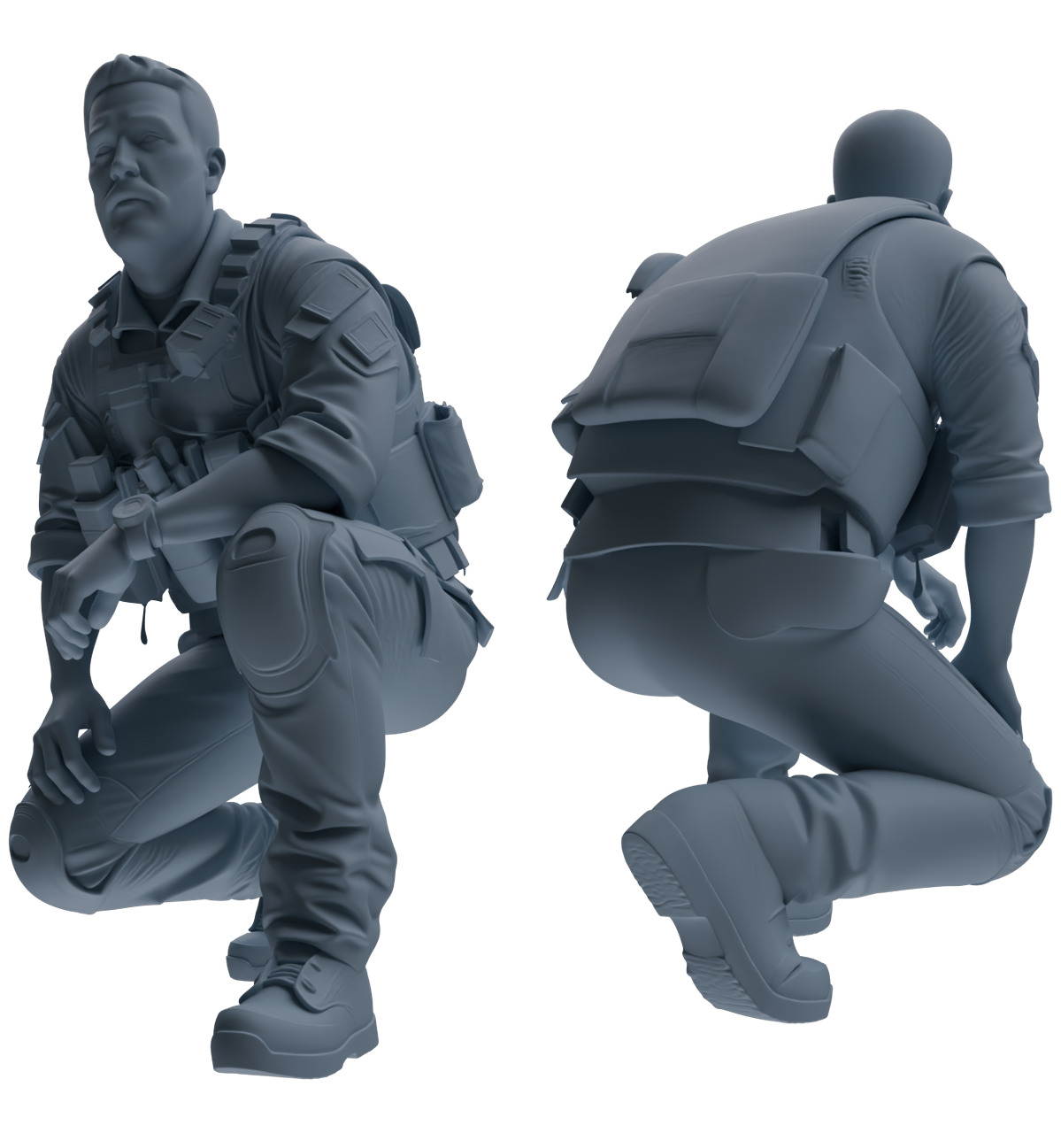 MRY-SFW SSTR019 Miniatures Soldier Model Kit Modern Navy SEAL Six-Person Reconnaissance Group