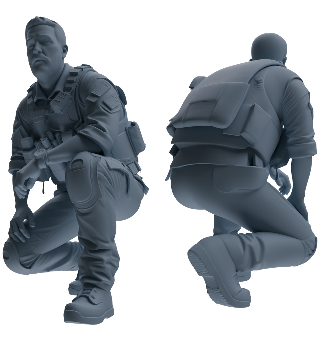 MRY-SFW SSTR019 Miniatures Soldier Model Kit Modern Navy SEAL Six-Person Reconnaissance Group