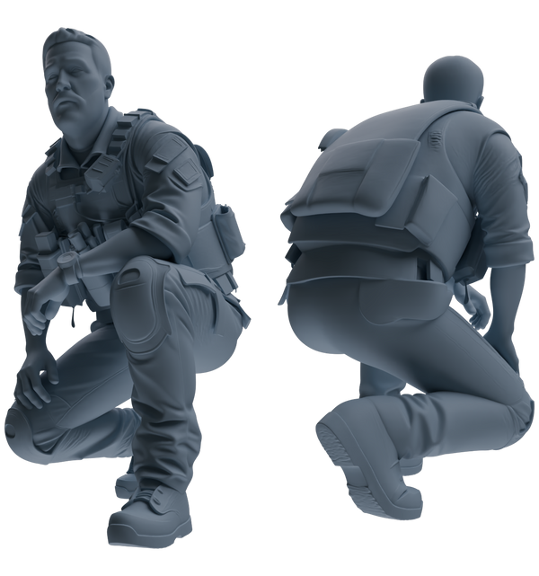 MRY-SFW SSTR019 Miniatures Soldier Model Kit Modern Navy SEAL Six-Person Reconnaissance Group