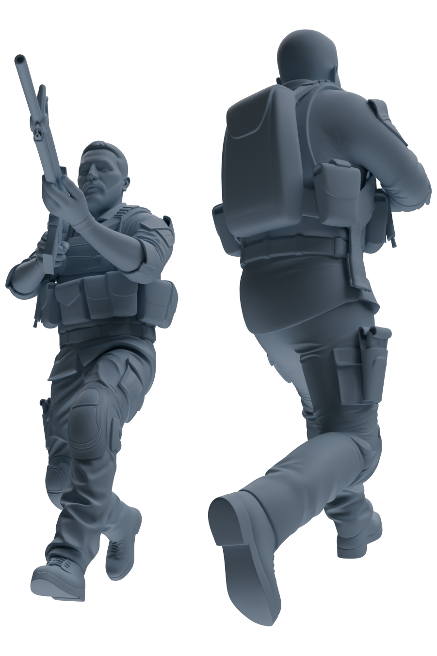 MRY-SFW SSTR018 Miniatures Soldier Model Kit Modern Navy SEAL Six-Person Search and Rescue Group