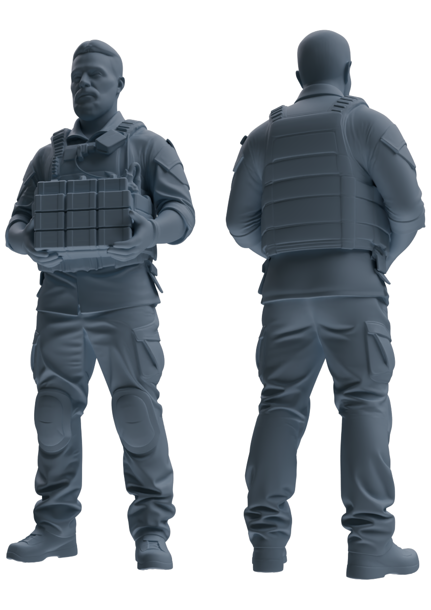 MRY-SFW SSTR009  Modern Navy SEAL Six-Person Logistics Group