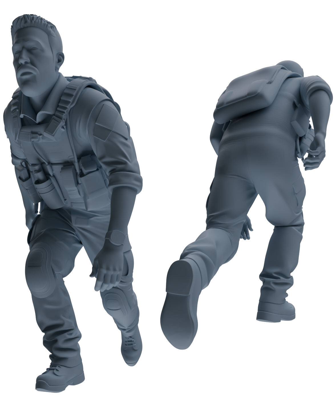 MRY-SFW SSTR011  Miniatures Soldier Model Kit Modern Navy SEAL Six-Person Assault Group