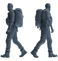 MRY-SFW SSTR020 Miniatures Soldier Model Kit Modern Navy SEAL Six-Person Foot March Group