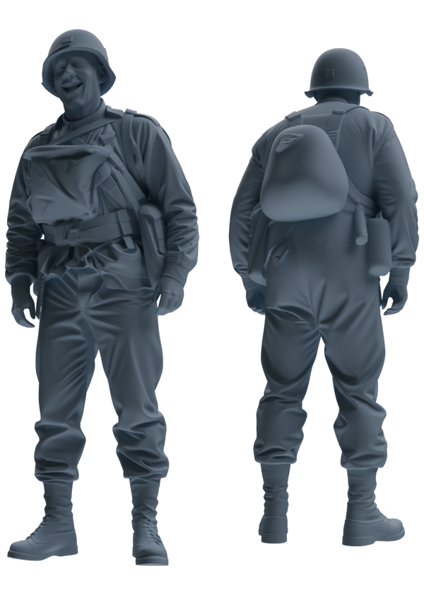 MRY-SFW SSTR065 Miniatures Soldier Model Kit Saving Ryan in Normandy WWII U.S. Army Six-Person Singing Group