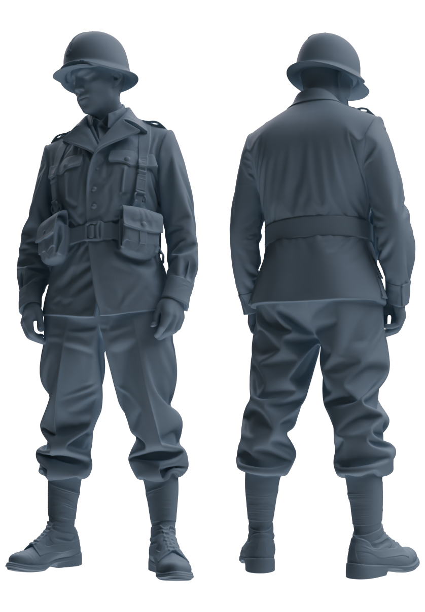 MRY-SFW SSTR058 Miniatures Soldier Model Kit Hacksaw Ridge Rescue Story WWII U.S. Army Six-Person Praying Group