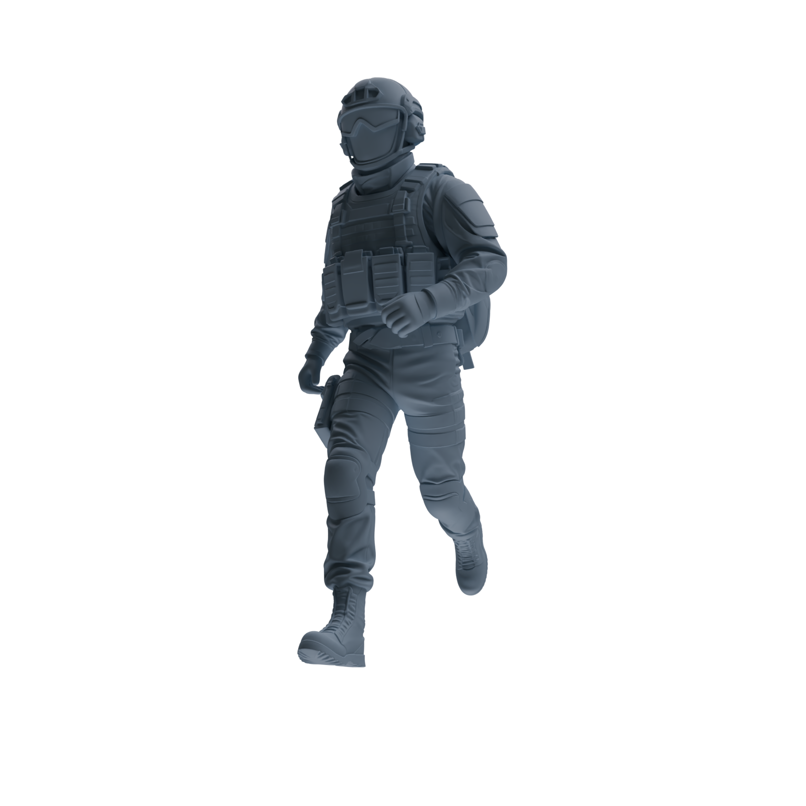 MRY-SFW SSTR345 Modern American Mercenary Carrying 2 Four-Person Group