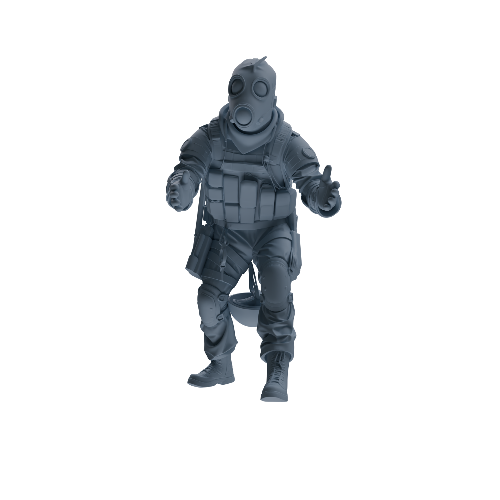 MRY-SFW SSTR313 Modern Counter-Terrorism SWAT Breacher Rescue Four-Person Group