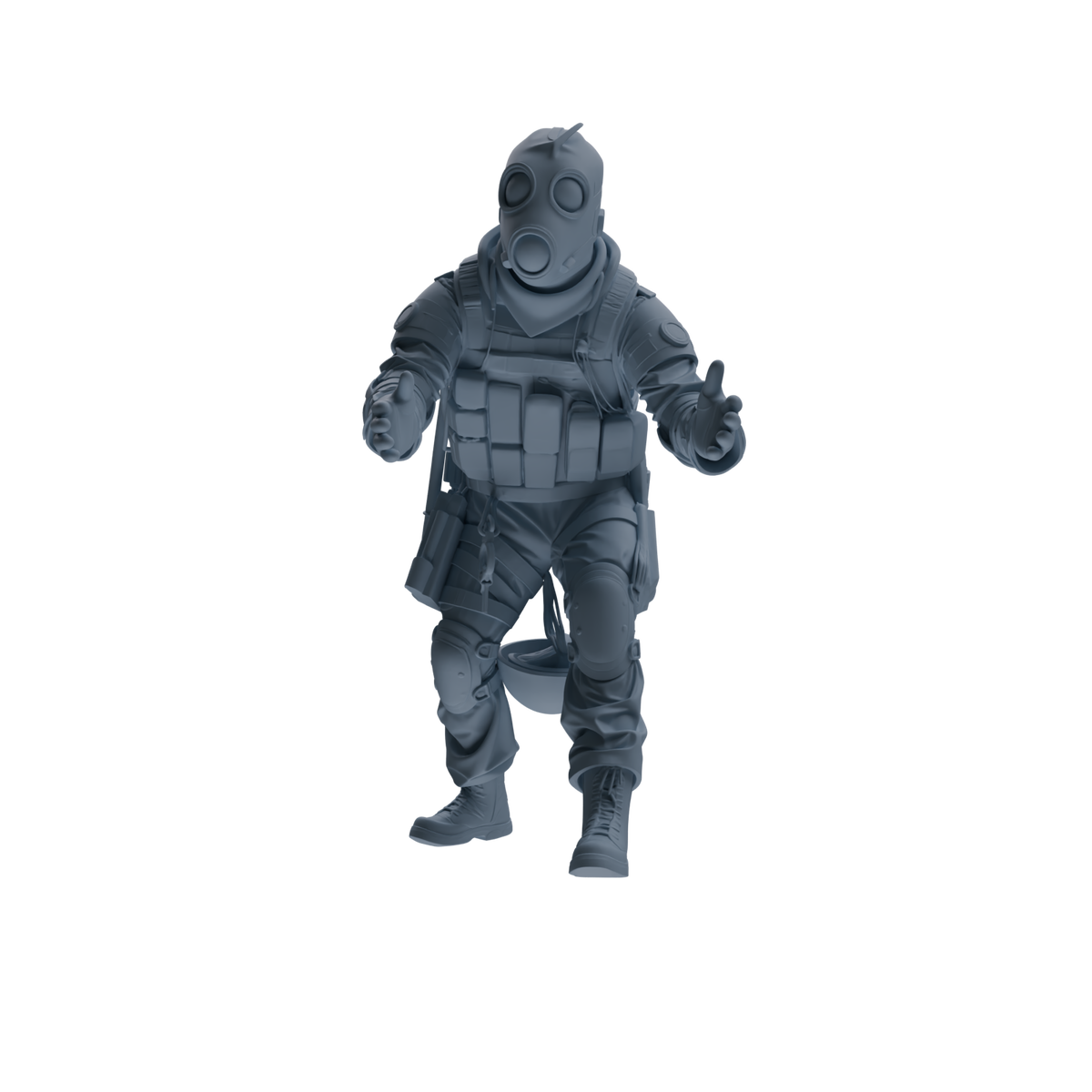 MRY-SFW SSTR313 Modern Counter-Terrorism SWAT Breacher Rescue Four-Person Group — detail view 4