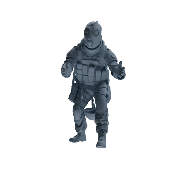 MRY-SFW SSTR313 Modern Counter-Terrorism SWAT Breacher Rescue Four-Person Group