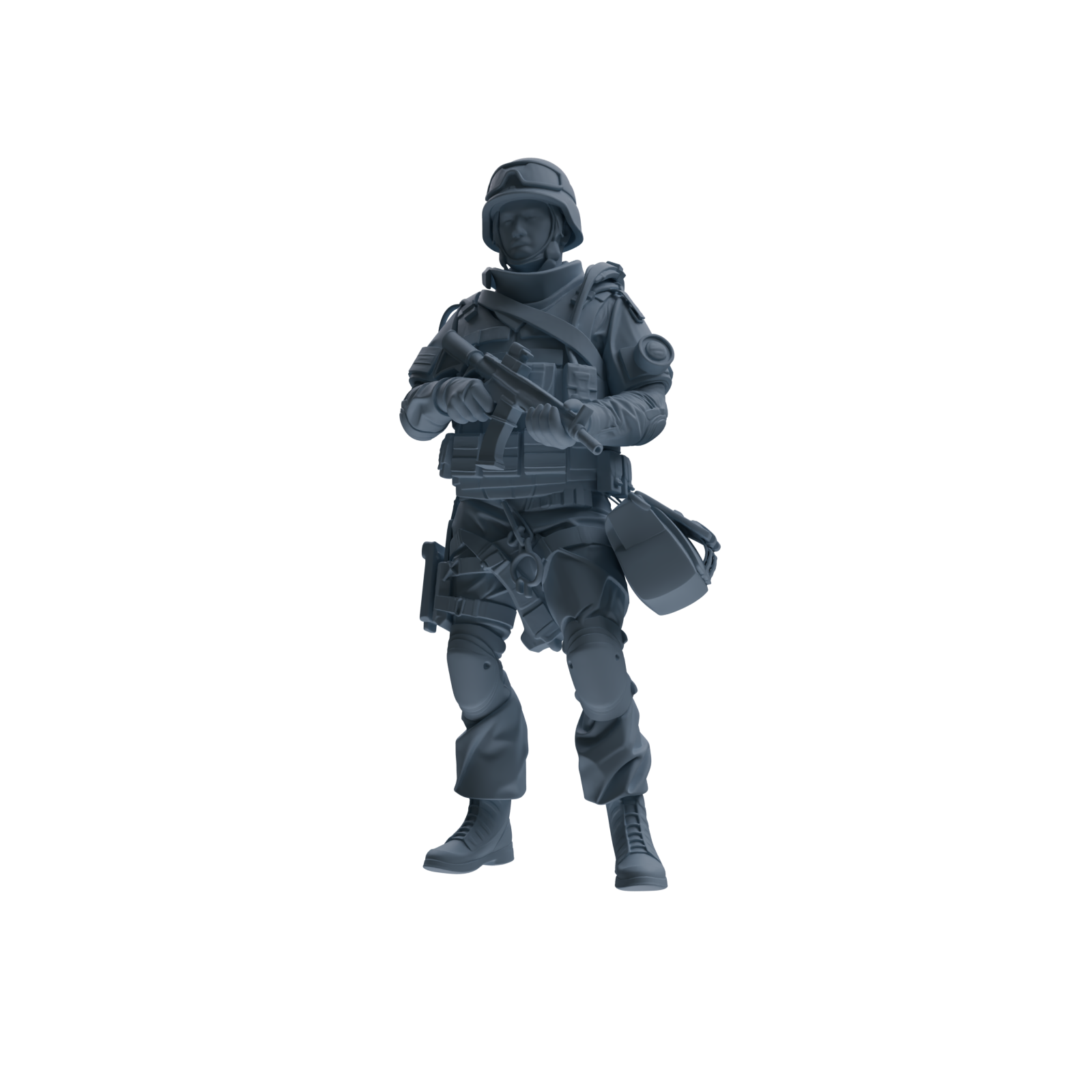 MRY-SFW SSTR334 Modern Counter-Terrorism SWAT Fire Support Operator Garrison Four-Person Group