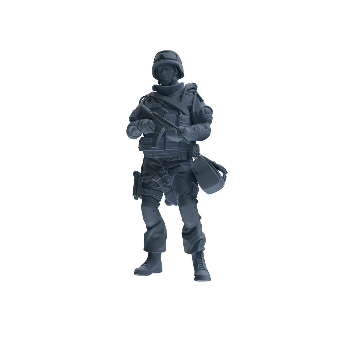 MRY-SFW SSTR334 Modern Counter-Terrorism SWAT Fire Support Operator Garrison Four-Person Group — detail view 4