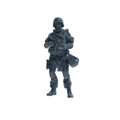 MRY-SFW SSTR334 Modern Counter-Terrorism SWAT Fire Support Operator Garrison Four-Person Group