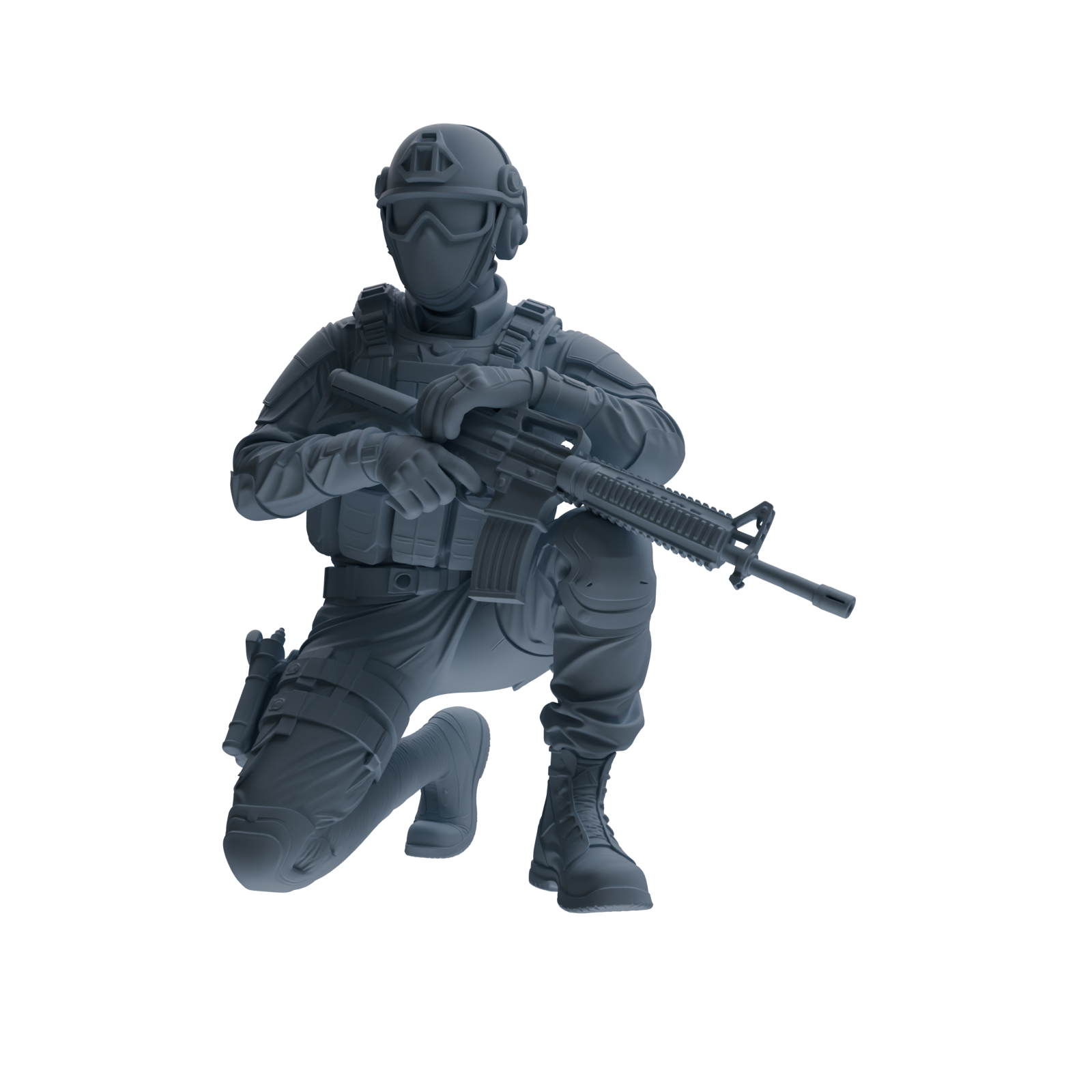 MRY-SFW SSTR358 Modern American Mercenary Garrison Four-Person Group