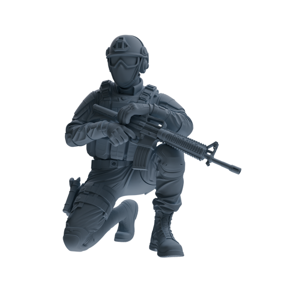 MRY-SFW SSTR358 Modern American Mercenary Garrison Four-Person Group