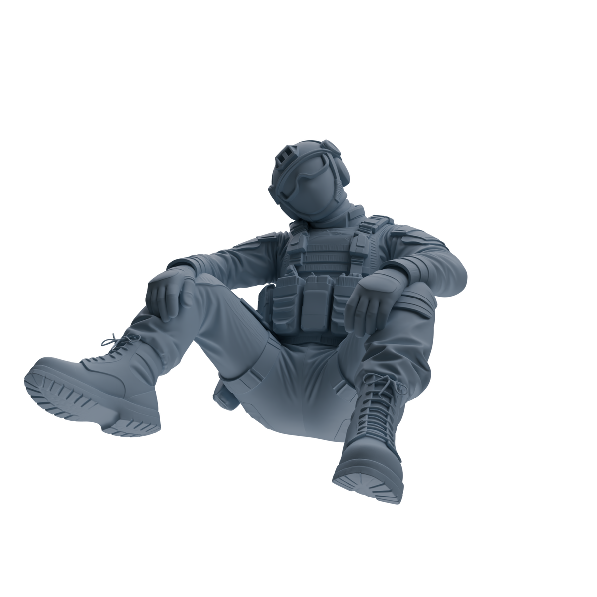 MRY-SFW SSTR352 Modern American Mercenary Rest 2 Four-Person Group — detail view 4