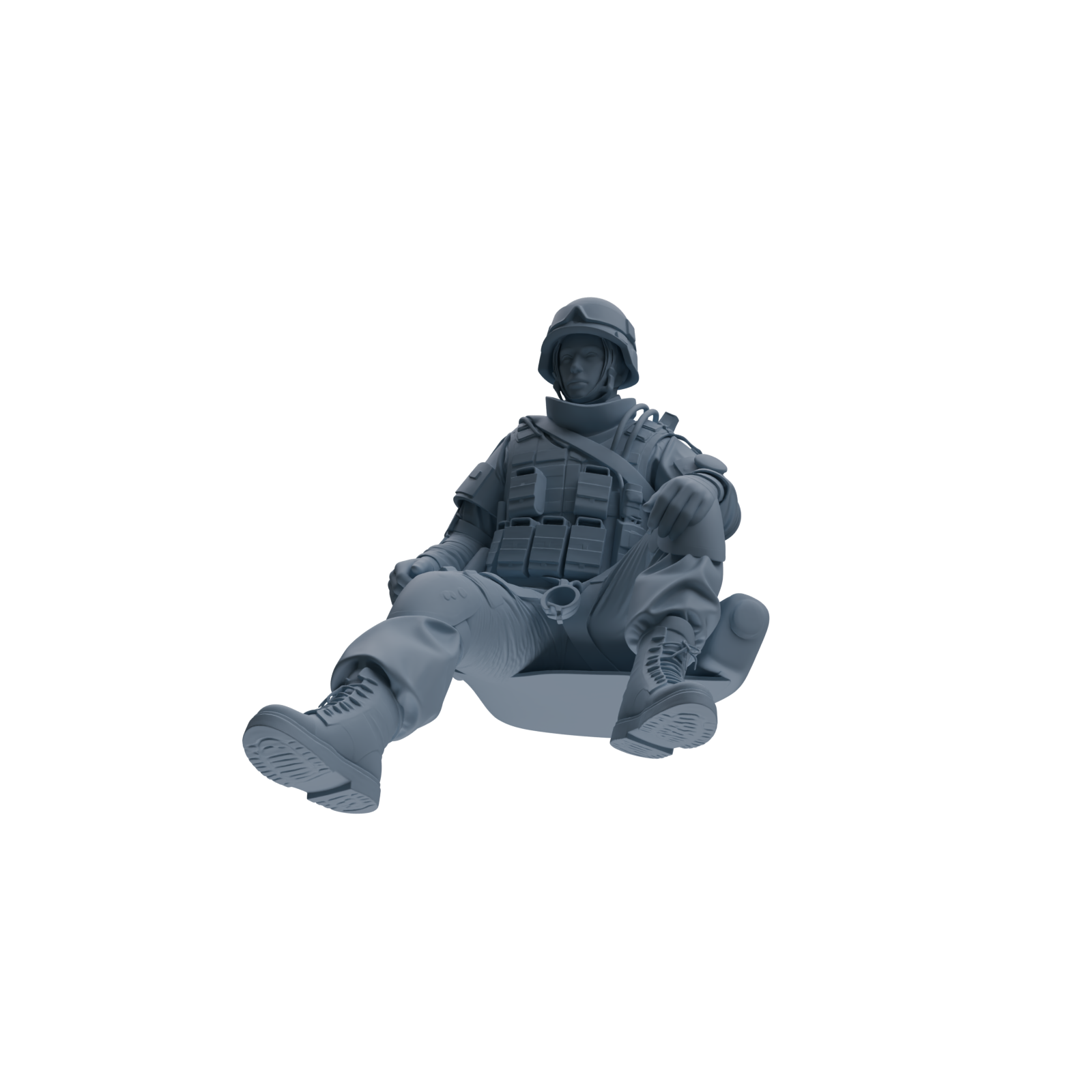 MRY-SFW SSTR331 Modern Counter-Terrorism SWAT Fire Support Operator Rest Four-Person Group
