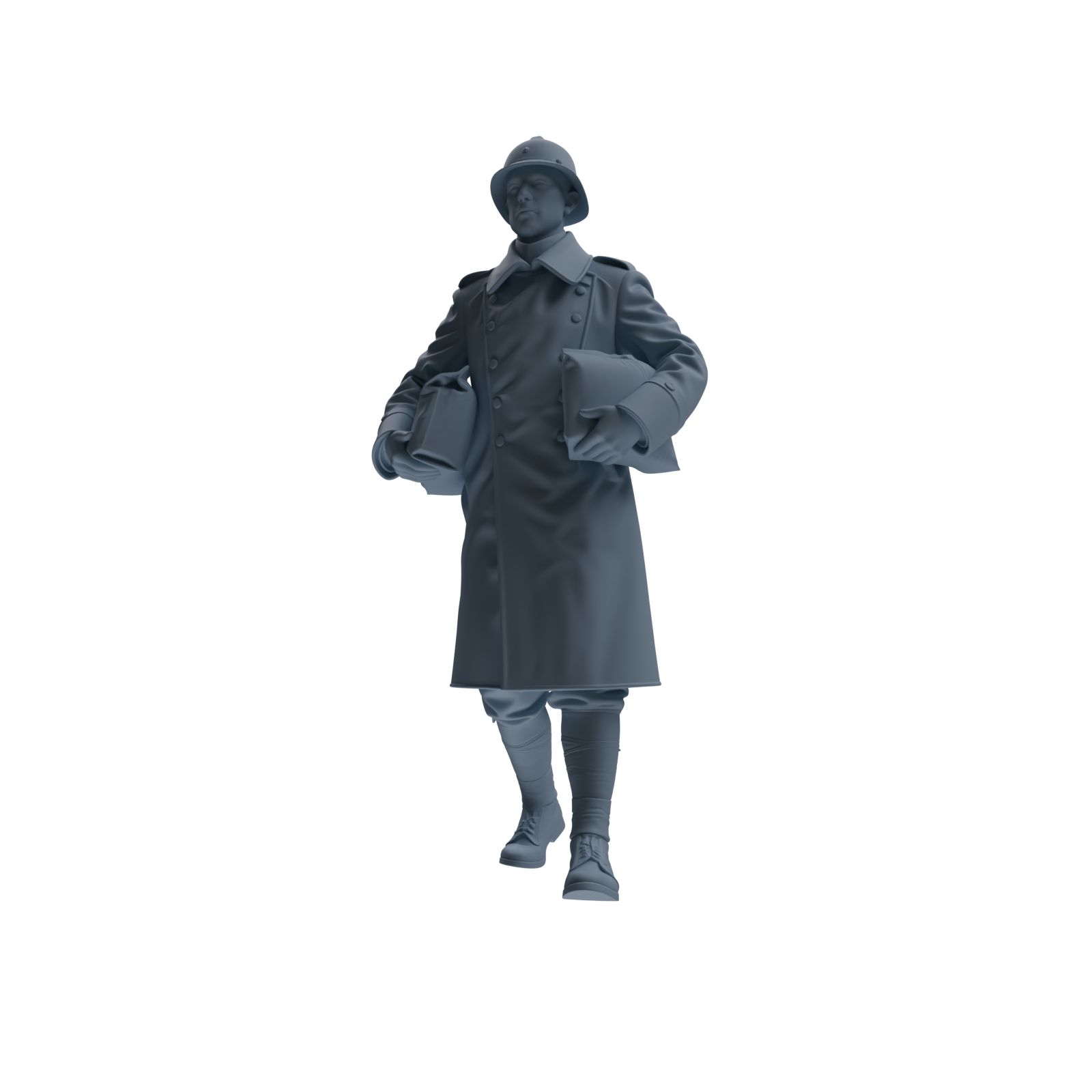 MRY-SFW SSTR260 WWI French Army Logistics Soldier Picnic Four-Person Group