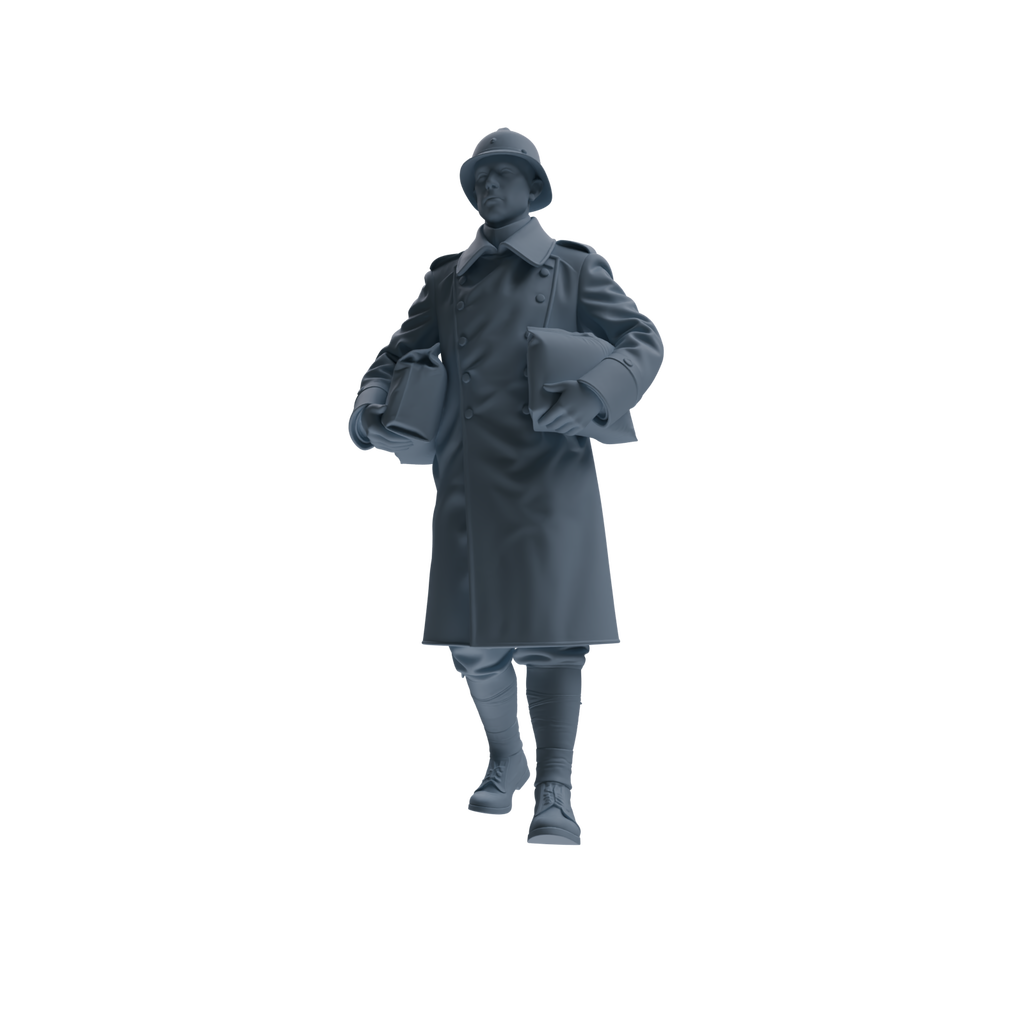 MRY-SFW SSTR260 WWI French Army Logistics Soldier Picnic Four-Person Group