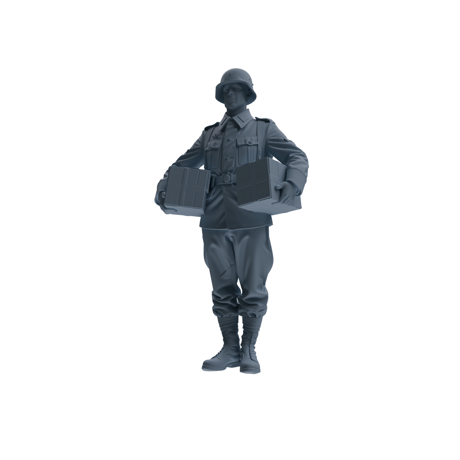 MRY-SFW SSTR220 WWII French Army Logistics Soldier Logistics Four-Person Group
