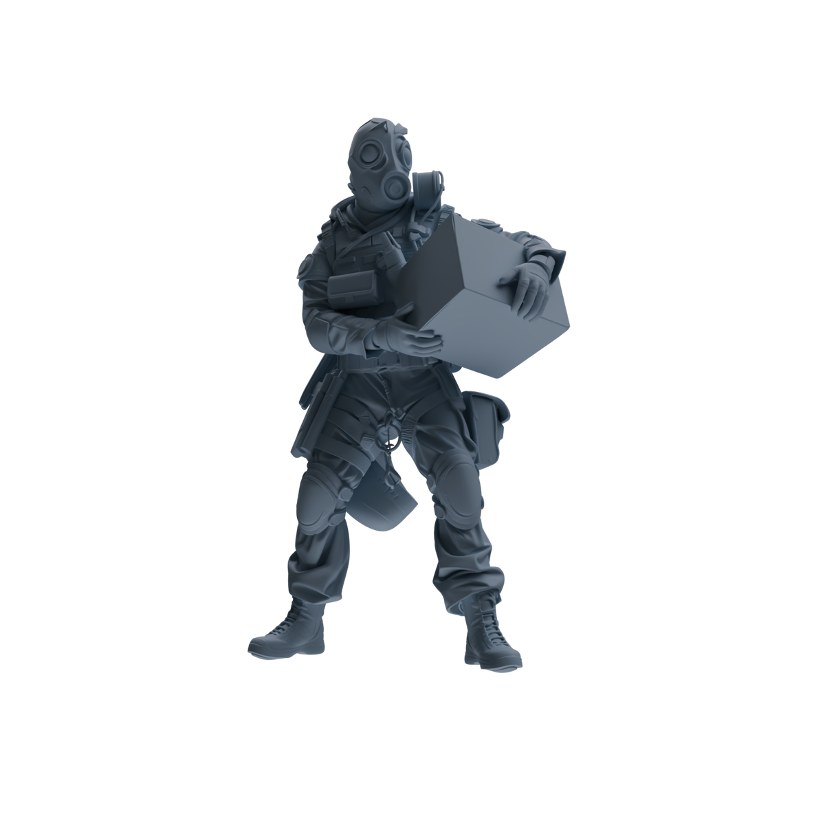 MRY-SFW SSTR311  Modern Counter-Terrorism SWAT Breacher Logistics Four-Person Group — detail view 4