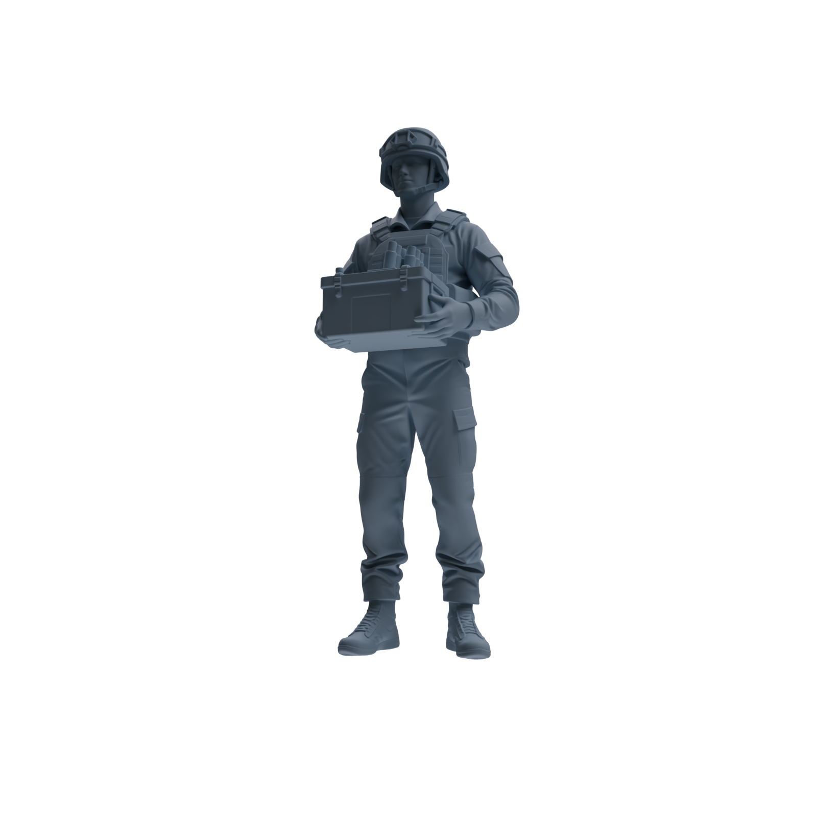 MRY-SFW SSTR238 Modern French Army Logistics Soldier Picnic Four-Person Group