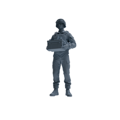 MRY-SFW SSTR238 Modern French Army Logistics Soldier Picnic Four-Person Group