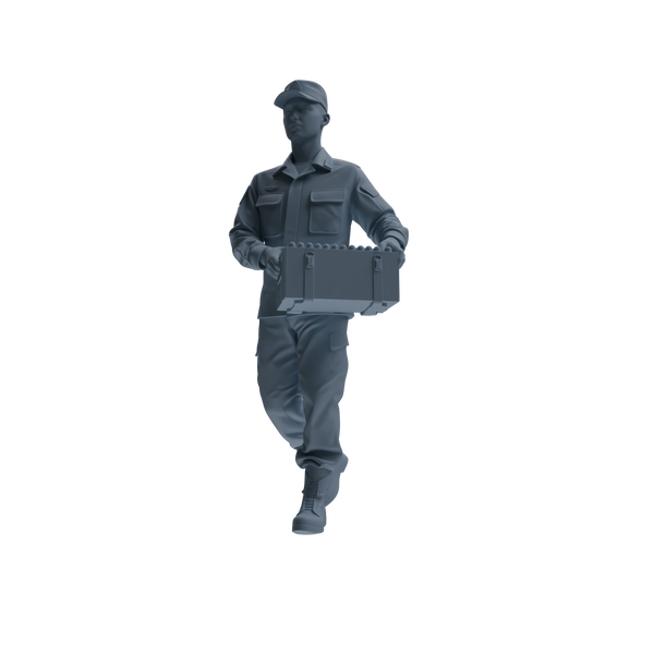 MRY-SFW SSTR243 Modern Army Logistics Soldier Carrying Four-Person Group